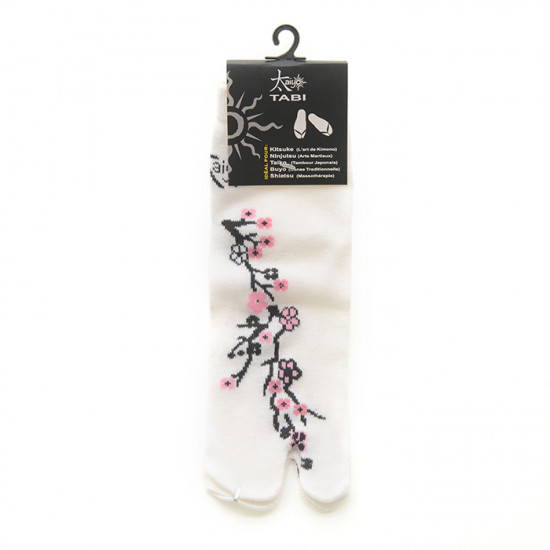 Taiyo Tabi Japanese Socks Sakura White